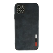 İphone 11 Pro Max Kılıf Loop Deri Silikon - Lacivert thumbnail 1