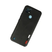 Realme C21 Kılıf Loop Deri Silikon - Siyah thumbnail 2