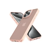 İphone 14 Pro Max Kılıf Elegant Kapak - Pudra thumbnail 1