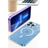 İphone 13 Pro Kılıf Troy Magsafe Kapak - Mor thumbnail 3