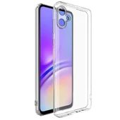 Samsung Galaxy A07 4G Lüx Şeffaf Silikon - Şeffaf thumbnail 2
