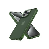 İphone 15 Pro Kılıf Elegant Kapak - Yeşil thumbnail 1