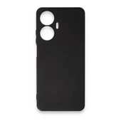 Realme C55 Kılıf First Silikon - Siyah thumbnail 3