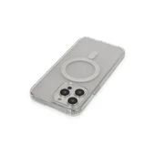 İphone 14 Pro Kılıf Matte Şeffaf Magneticsafe - Şeffaf thumbnail 3
