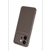 Huawei Honor 600 Auto Focus Karbon Kapak - Gri thumbnail 3