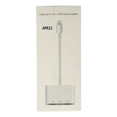 Apr23 Iphone Otg 3In1 - Beyaz thumbnail 3