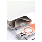 Joko İphone 15 Pro Pc Suit Magsafe Kapak - Turuncu thumbnail 2