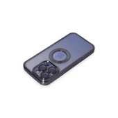 İphone 15 Pro Kılıf Slot Silikon - Mor thumbnail 3