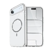 İphone 17 Air Live Diamond Magsafe Kapak - Şeffaf thumbnail 1