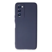 Tecno Camon 18 Kılıf First Silikon - Lacivert thumbnail 1