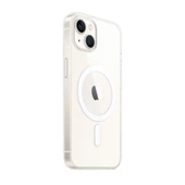 İphone 14 Kılıf Magneticsafe Şeffaf Silikon - Şeffaf thumbnail 1