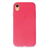 İphone Xr Kılıf First Silikon - Pembe thumbnail 1