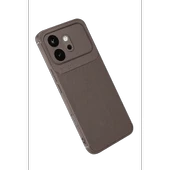 Huawei Honor 600 Auto Focus Karbon Kapak - Gri thumbnail 2