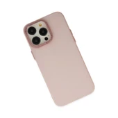 İphone 13 Pro Max Kılıf Modos Metal Kapak - Pembe thumbnail 3
