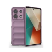 Xiaomi Poco X6 Kılıf Optimum Silikon - Mor thumbnail 1