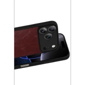 İphone 17 Pro Max Aras Deri Kapak - Bordo thumbnail 2