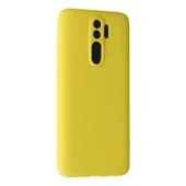 Xiaomi Redmi Note 8 Pro Kılıf First Silikon - Sarı thumbnail 2