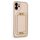 İphone 12 Kılıf Coco Elit Kapak - Gold thumbnail 2