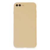 İphone 7 Plus Kılıf First Silikon - Gold thumbnail 1