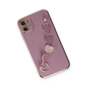 İphone 12 Kılıf Esila Silikon - Mor thumbnail 2