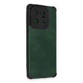 Xiaomi Mi 13 Pro Kılıf Loop Deri Silikon - Yeşil thumbnail 2