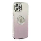 İphone 12 Pro Max Kılıf Best Silikon - Mor thumbnail 2