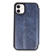 İphone 11 Kılıf Flip Cover - Lacivert thumbnail 1