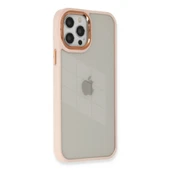 İphone 12 Pro Max Kılıf Dora Kapak - Pudra thumbnail 1