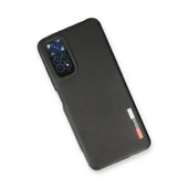 Xiaomi Redmi Note 11 Kılıf Loop Deri Silikon - Siyah thumbnail 3