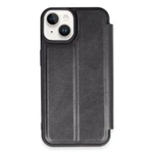 İphone 14 Kılıf Flip Cover - Siyah thumbnail 1