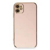 İphone 11 Kılıf Volet Silikon - Pembe thumbnail 2