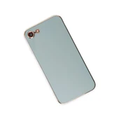 İphone 7 Kılıf Volet Silikon - Açık Yeşil thumbnail 3