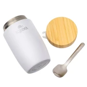 Çelik Yemek Termos - Igloo - Bamboo - 500 ml - Beyaz - 205789 thumbnail 2
