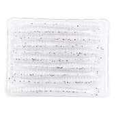 Silikon Kurt Yem - 2,2g 87mm - Fishack Wormix - Silver White thumbnail 3
