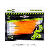 Silikon Kurt Yem - 2,2g 87mm - Fishack Wormix - Orange thumbnail 5