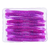 Silikon Kurt Yem - 2,2g 87mm - Fishack Wormix - Purple thumbnail 4