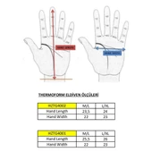 Polar Eldiven - Unisex - Thermoform - Siyah thumbnail 2