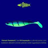 Silikon Balık - 10g 100mm - Fishack PredatorX - UV Boyalı - Wave thumbnail 3