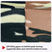 Savex Polar Kar Maskesi Kahve Kamuflaj thumbnail 2