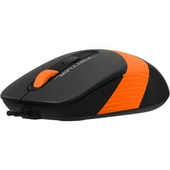 A4 Tech Fm10 Kablolu 1600 Dpı Turuncu Mouse thumbnail 2