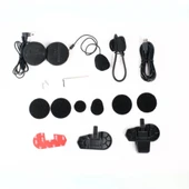 Knmaster KN2300 Motosiklet Kask İnterkom Bluetooth Intercom Kulaklık Seti thumbnail 3