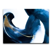 Blue Liquid Yağlı Boya Dokulu Tablo thumbnail 2