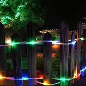 10m 100 Led Solar Led Işık Rgb thumbnail 3