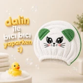 KEDİLİ BANYO SAÇ BONESİ thumbnail 5