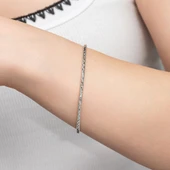 Kristal Model 7,50 gr Gümüş Ajda Bilezik thumbnail 3