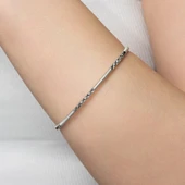 Kibrit Çöpü Model 8 gr Gümüş Ajda Bilezik thumbnail 2