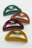 Oval Renkli Mandal Toka 12 cm thumbnail 2