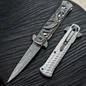 Ejder Kabartmalı Model Çakı Gri 21cm thumbnail 1