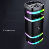 Kablosuz Mikrofonlu Hoparlör - Party Box Speaker thumbnail 5