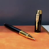 Metal Siyah Roller Tükenmez Kalem thumbnail 2